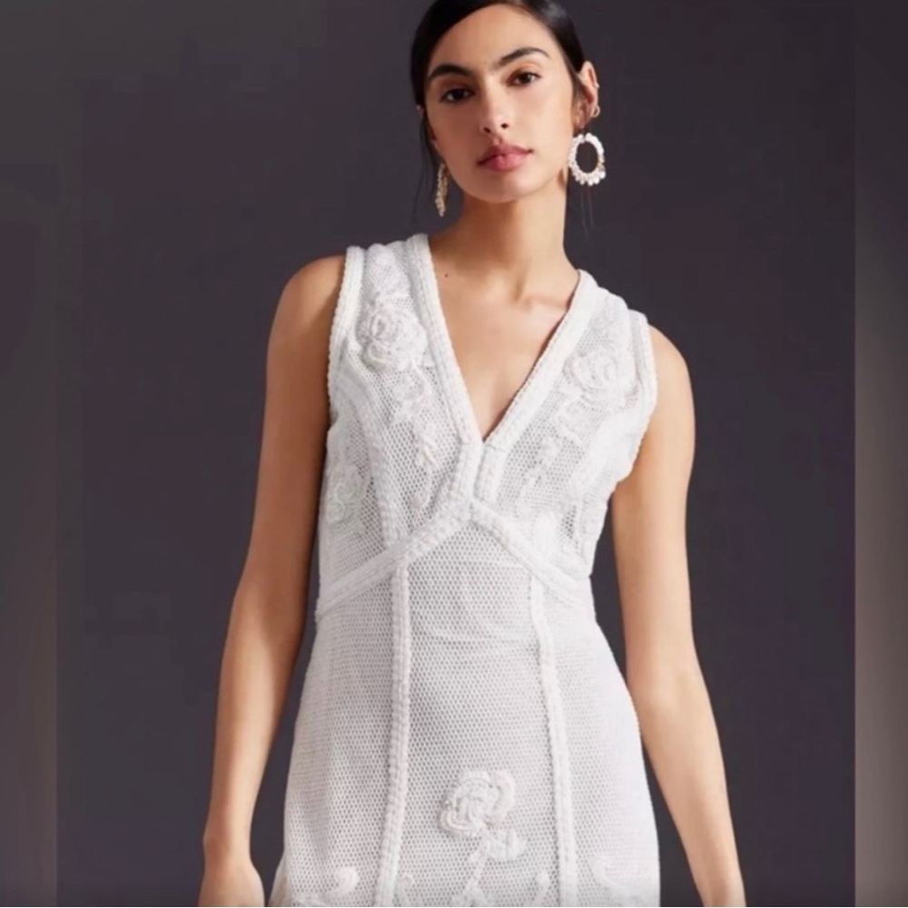 NWT ANTHROPOLOGIE NOT SO SERIOUS PALLAVI MOHAN DEEP V MINI DRESS❤️❤️❤️❤️